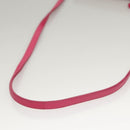 CELINE Trio bag Shoulder Bag Leather Pink Gold Auth mr1159-7