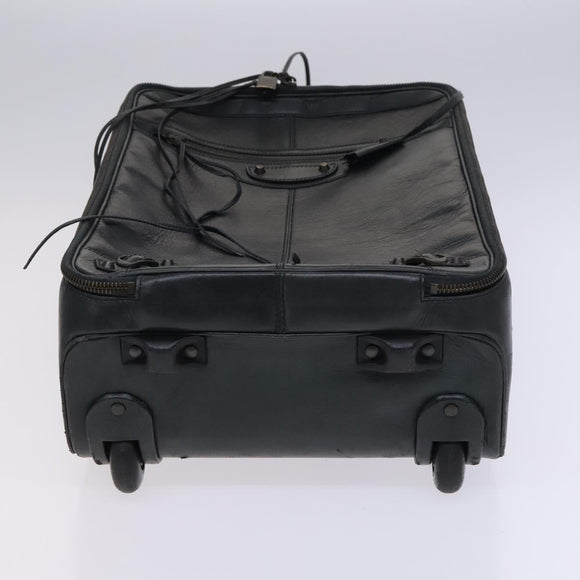 BALENCIAGA Suitcase Leather Khaki Auth mr1172