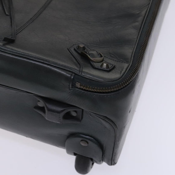 BALENCIAGA Suitcase Leather Khaki Auth mr1172