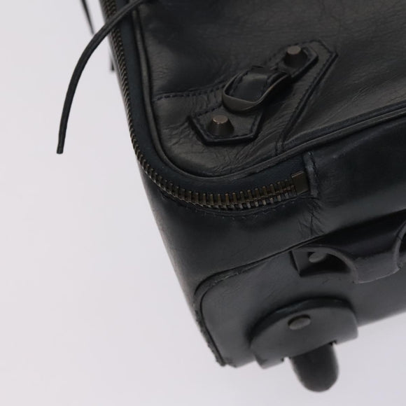 BALENCIAGA Suitcase Leather Khaki Auth mr1172