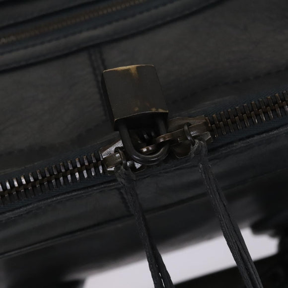 BALENCIAGA Suitcase Leather Khaki Auth mr1172