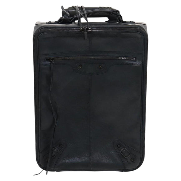 BALENCIAGA Suitcase Leather Khaki Auth mr1172