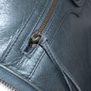 BALENCIAGA Suitcase Leather Khaki Auth mr1172-31