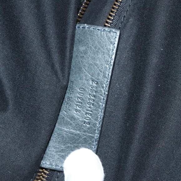 BALENCIAGA Suitcase Leather Khaki Auth mr1172