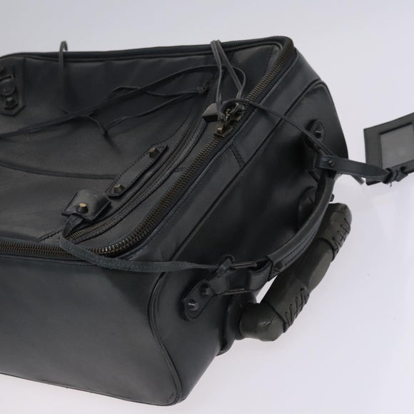BALENCIAGA Suitcase Leather Khaki Auth mr1172