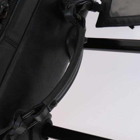 BALENCIAGA Suitcase Leather Khaki Auth mr1172