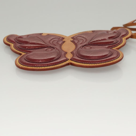 LOUIS VUITTON Vernis Pochette Papillon Shoulder Bag Purple M92270 LV Auth mr1177