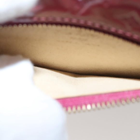 LOUIS VUITTON Vernis Pochette Papillon Shoulder Bag Purple M92270 LV Auth mr1177