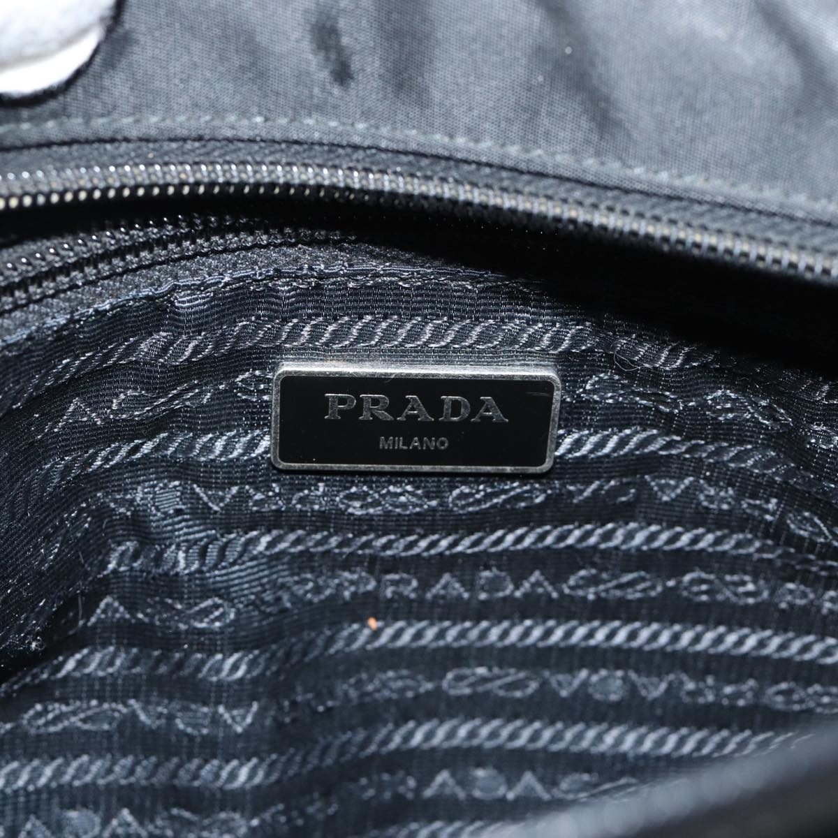 PRADA Shoulder Bag Nylon Black Auth mr119