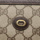 GUCCI GG Supreme Clutch Bag PVC Beige 97 01 037 Auth mr1199-17