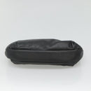 Christian Dior Clutch Bag Leather Black Gold Auth mr1204-6