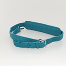 FENDI Anna Shoulder Bag Leather 2way Turquoise Blue Auth mr1226V-23