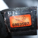 CHANEL Choco Bar line Shoulder Bag Lamb Skin Black CC Auth mr1233-21