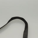 CHANEL Choco Bar line Shoulder Bag Lamb Skin Black CC Auth mr1233-8