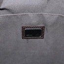 FENDI Zucchino Canvas Tote Bag Brown Silver Auth mr1240-18