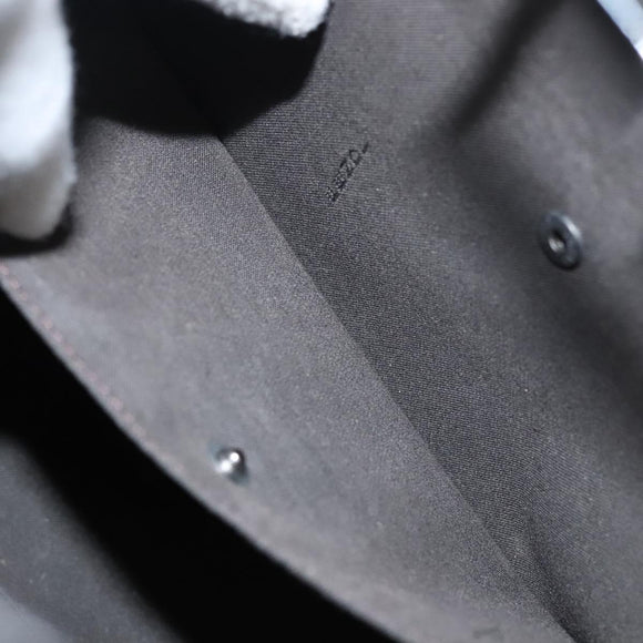 FENDI Zucchino Canvas Tote Bag Brown Silver Auth mr1240