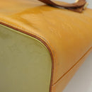 LOUIS VUITTON Monogram Vernis Houston Hand Bag Gris M91053 LV Auth mr1250-16