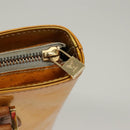 LOUIS VUITTON Monogram Vernis Houston Hand Bag Gris M91053 LV Auth mr1250-17