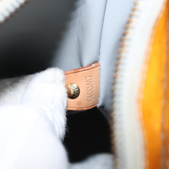 LOUIS VUITTON Monogram Vernis Houston Hand Bag Gris M91053 LV Auth mr1250