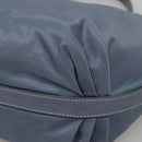 PRADA Shoulder Bag Nylon Blue Silver Auth mr1259-9