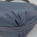 PRADA Shoulder Bag Nylon Blue Silver Auth mr1259-15