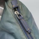 PRADA Shoulder Bag Nylon Blue Silver Auth mr1259-10
