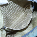 PRADA Shoulder Bag Nylon Blue Silver Auth mr1259-21