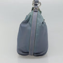 PRADA Shoulder Bag Nylon Blue Silver Auth mr1259-3