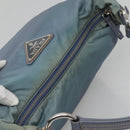 PRADA Shoulder Bag Nylon Blue Silver Auth mr1259-6