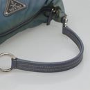 PRADA Shoulder Bag Nylon Blue Silver Auth mr1259-7