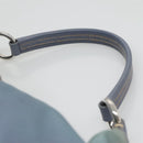PRADA Shoulder Bag Nylon Blue Silver Auth mr1259-8