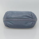 PRADA Shoulder Bag Nylon Blue Silver Auth mr1259-5