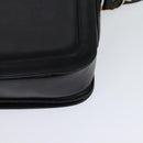 CELINE Shoulder Bag Leather Black Gold Auth mr1261-17