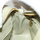 CHANEL Matelasse Chain Shoulder Bag Suede Light Yellow CC Auth mr1272-20
