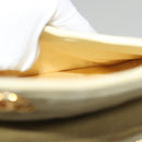 CHANEL Matelasse Chain Shoulder Bag Suede Light Yellow CC Auth mr1272-24