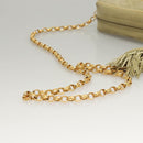 CHANEL Matelasse Chain Shoulder Bag Suede Light Yellow CC Auth mr1272-7