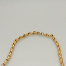 CHANEL Matelasse Chain Shoulder Bag Suede Light Yellow CC Auth mr1272-8