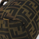 FENDI Zucca Canvas Mini Hand Bag Brown Brown Auth mr1287-9