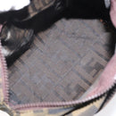 FENDI Zucca Canvas Mini Hand Bag Brown Brown Auth mr1287-11