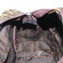 FENDI Zucca Canvas Mini Hand Bag Brown Brown Auth mr1287-18
