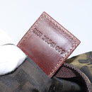 FENDI Zucca Canvas Mini Hand Bag Brown Brown Auth mr1287-12