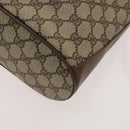 GUCCI GG Supreme Sherry Line Shoulder Bag PVC Beige Gold 72 02 034 Auth mr1290-9