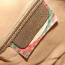 GUCCI GG Supreme Sherry Line Shoulder Bag PVC Beige Gold 72 02 034 Auth mr1290-17