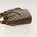 GUCCI GG Supreme Sherry Line Shoulder Bag PVC Beige Gold 72 02 034 Auth mr1290-4