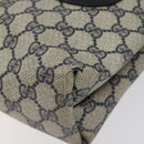 GUCCI GG Supreme Sherry Line Tote Bag PVC Navy 39 02 003 Auth mr1292-14