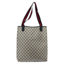GUCCI GG Supreme Sherry Line Tote Bag PVC Navy 39 02 003 Auth mr1292-2