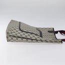 GUCCI GG Supreme Sherry Line Tote Bag PVC Navy 39 02 003 Auth mr1292-3