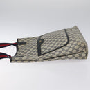 GUCCI GG Supreme Sherry Line Tote Bag PVC Navy 39 02 003 Auth mr1292-4