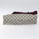 GUCCI GG Supreme Sherry Line Tote Bag PVC Navy 39 02 003 Auth mr1292-5