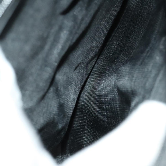 GUCCI Bamboo Hand Bag Suede Black Gold Auth mr1297